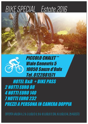 BIKE SPECIAL PICCOLO CHALET