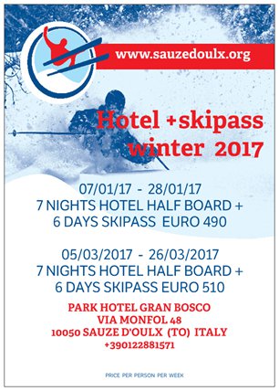 hotel + skipass GB individuali 2017. 2